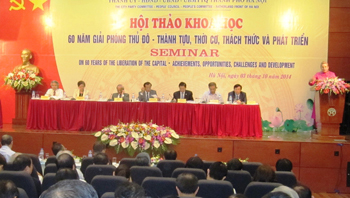 Seminario sobre los logros, oportunidades, retos para el desarrollo de Hanoi